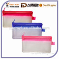 Transparent Plastic Pencil Case Pouch With White Stripes For Little Child Students